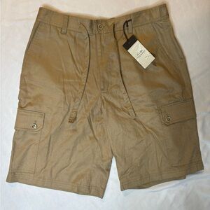 Tasso Elba Men's Tan Cargo Shorts